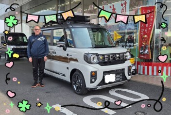 スペーシアギアのご納車おめでとうございます！